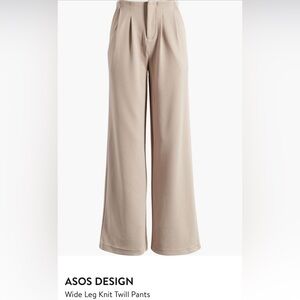 ASOS Wide leg Trouser Pants